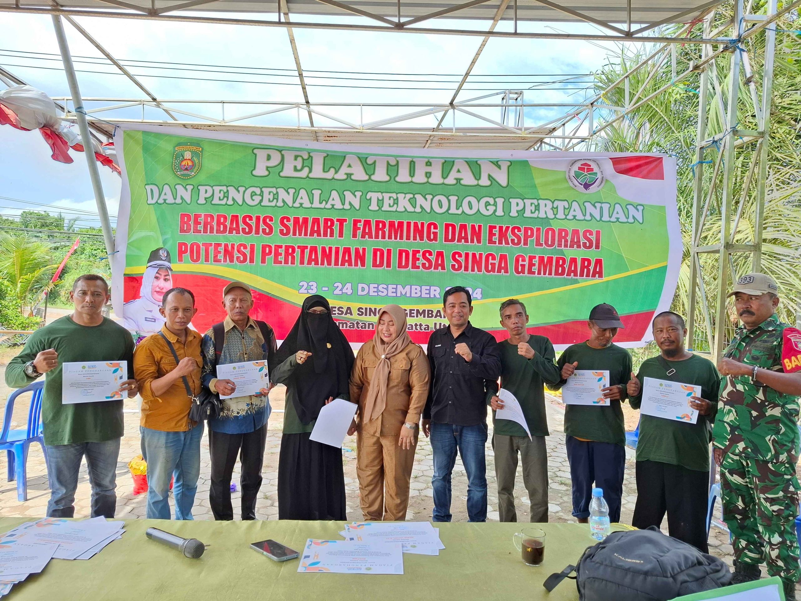 Pemerintah Desa Singa Gembara Gelar Pelatihan Smart Farming Berbasis Pertanian Modern
