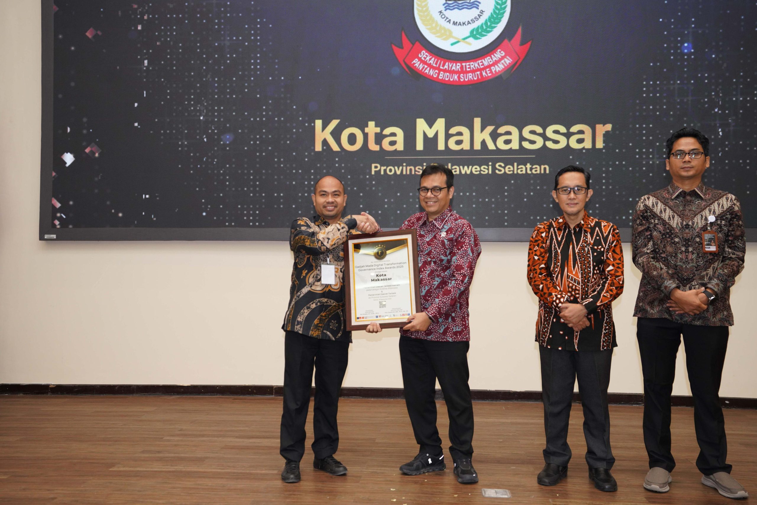Dua Tahun Berturut-turut, Makassar Raih Penghargaan Transformasi Digital