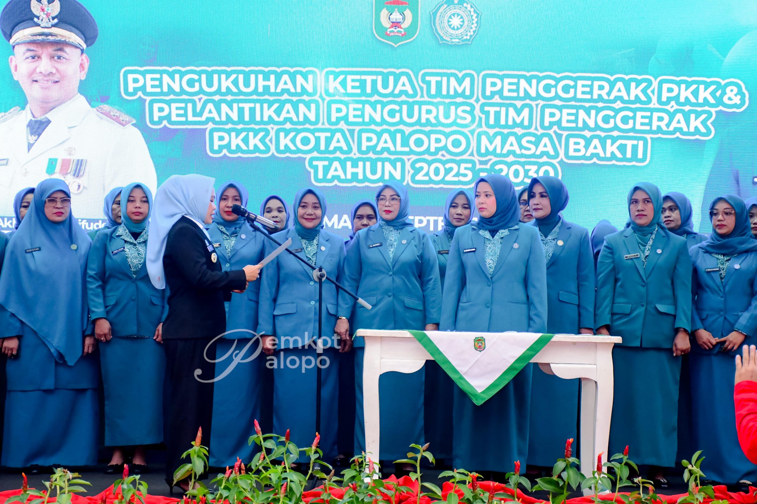Wali Kota Palopo Kukuhkan Ketua dan Pengurus TP PKK 2025–2030
