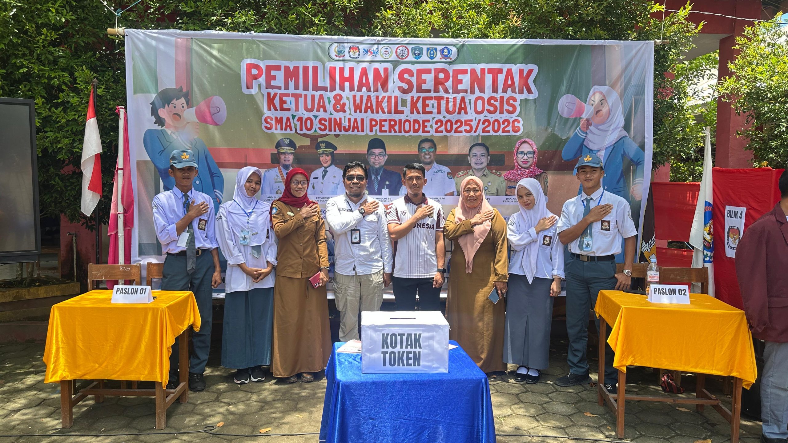 Demokrasi Sejak Dini, SMA/SMK se-Sulsel Gelar Pemilihan Ketua OSIS Serentak