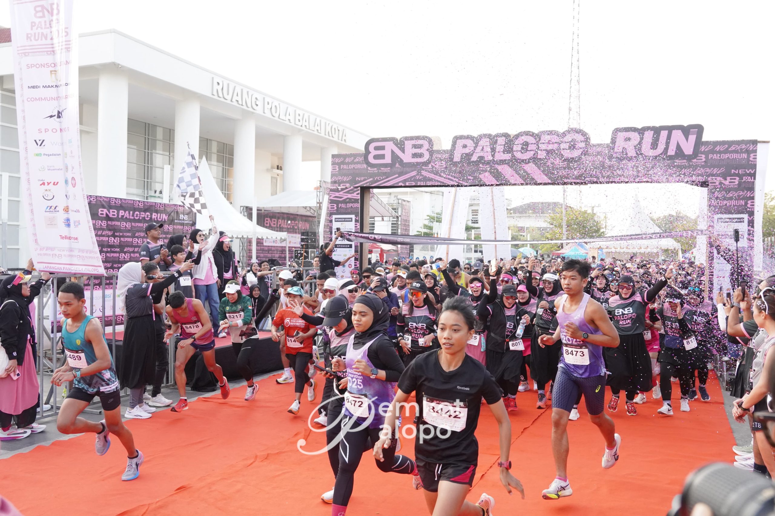 Antusias Warga Palopo Ramaikan BNB Run 2025
