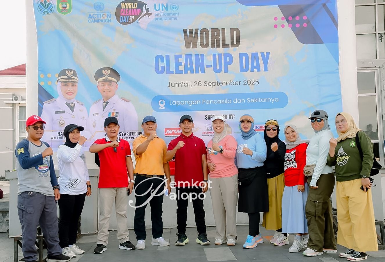 World Clean-Up Day Palopo Dukung Gaya Hidup Ramah Lingkungan