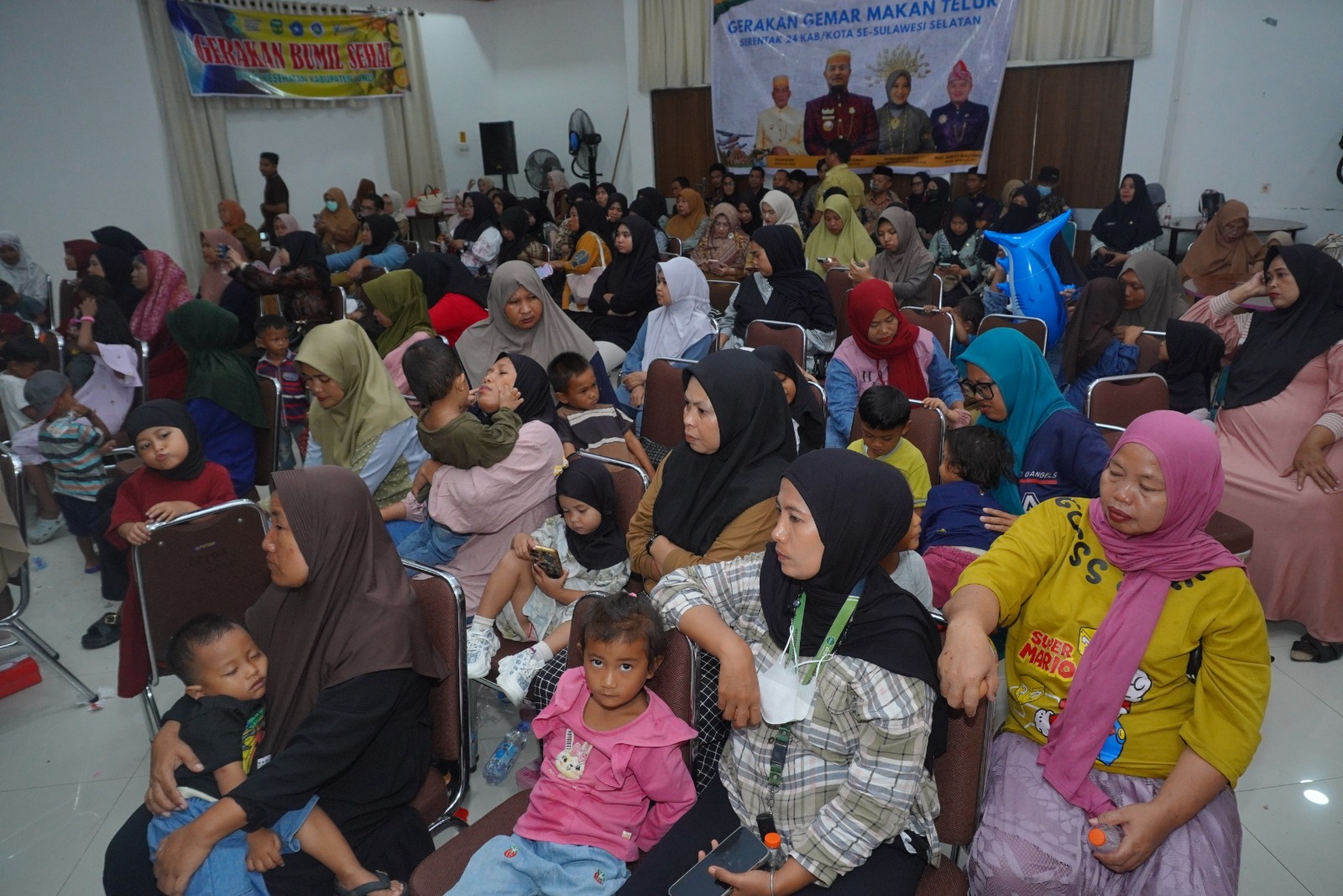 400 Balita di Luwu Ikuti Gerakan Gemar Makan Telur