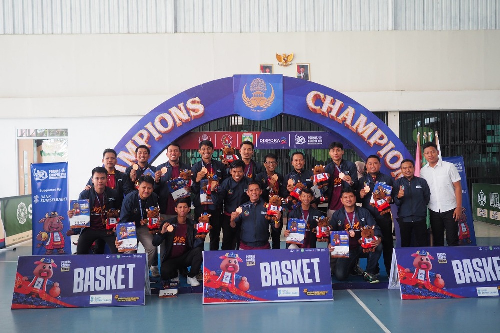 Perjuangan Gemilang, Basket Korpri Sulsel Raih Perunggu di Palembang