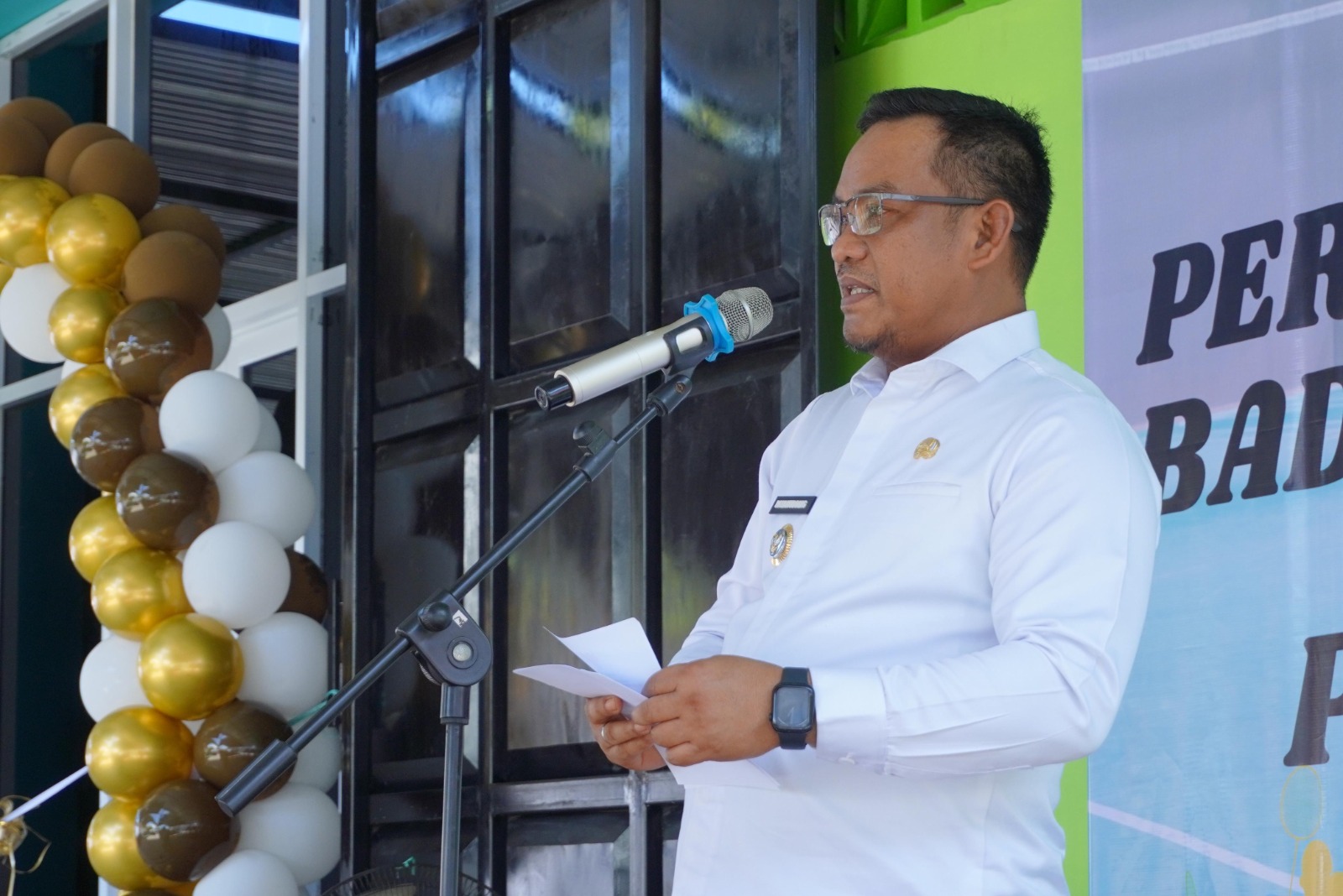 Bupati Luwu Resmikan Gedung Badminton Center PB Zul Jaya