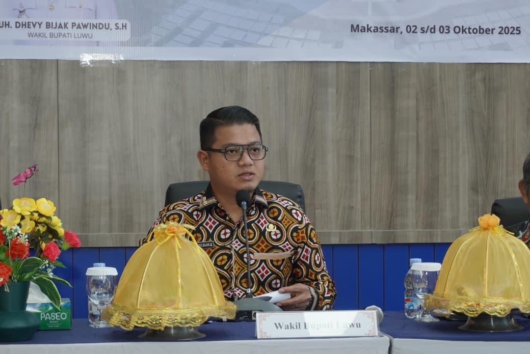 Wakil Bupati Luwu Buka Coaching Clinic SPIP Terintegrasi 2025