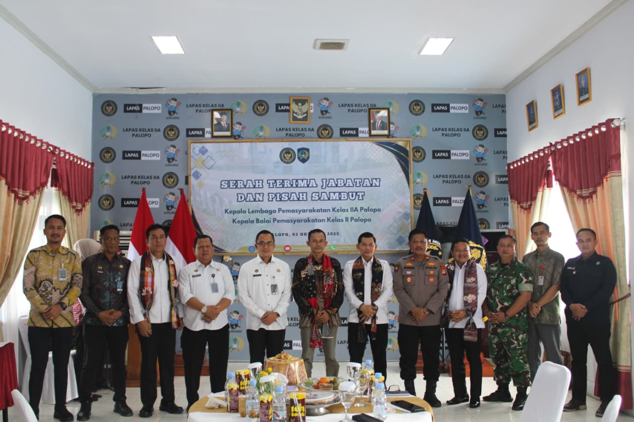 Sertijab Kepala Lapas dan Bapas Palopo