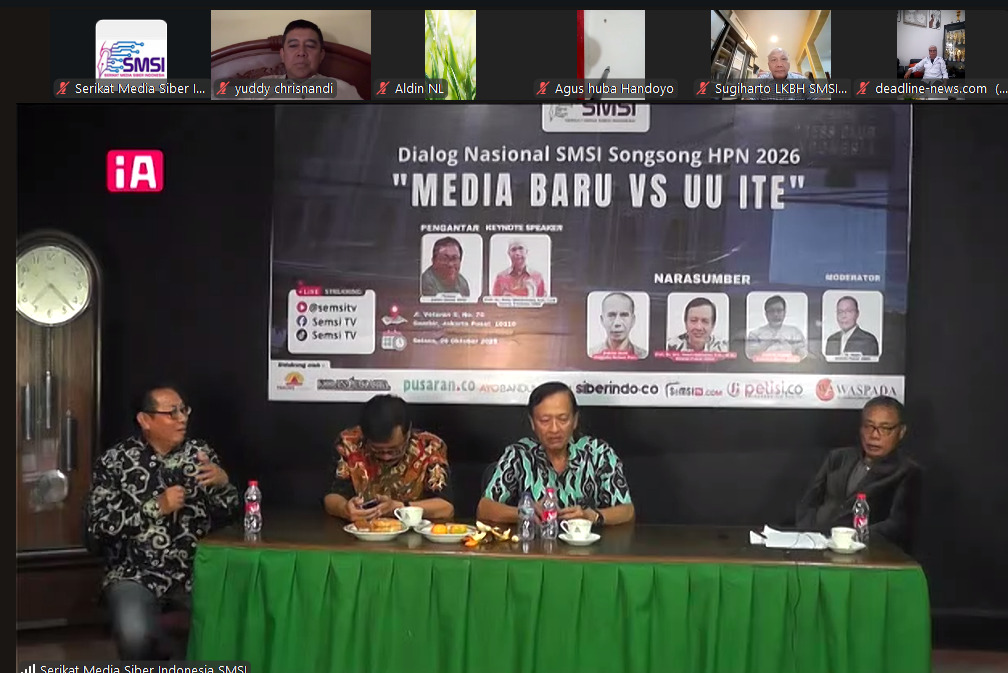 SMSI Gelar Dialog Nasional Bahas UU ITE dan Media Baru
