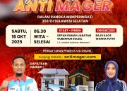 Pemprov Sulsel Gelar Jalan Sehat Anti Mager Peringati 356 Tahun Sulsel