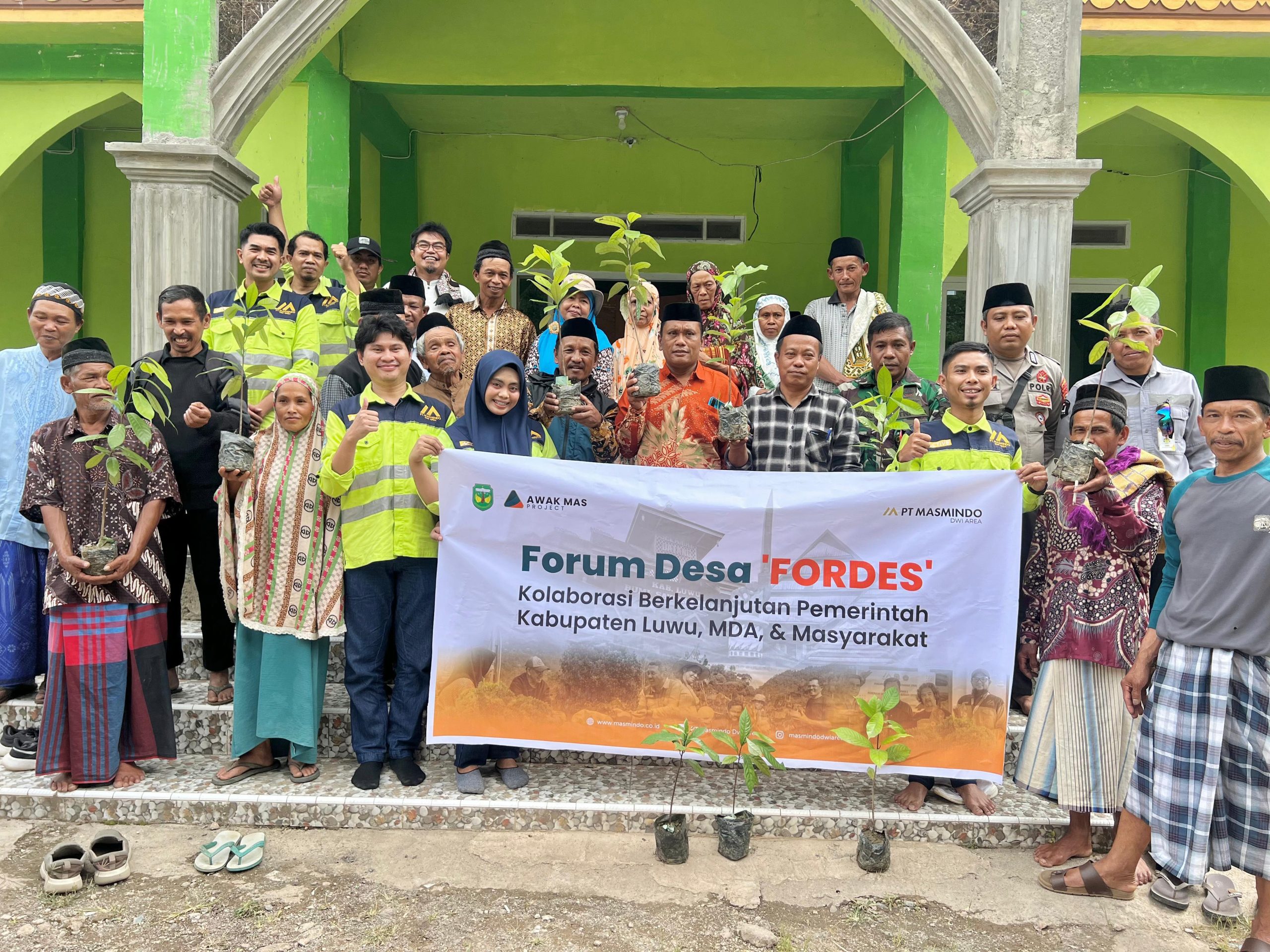 PT Masmindo Dwi Area Fasilitasi Forum Desa Boneposi, Bahas Arah Pembangunan Lokal