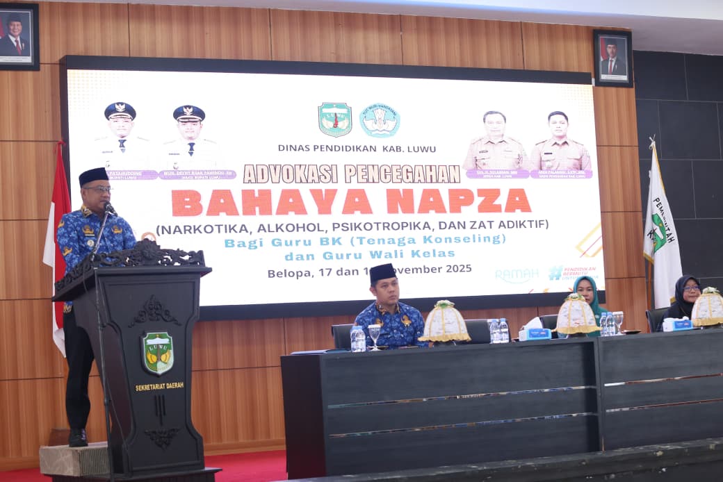 Pemkab Luwu Gandeng BNN Perkuat Pencegahan Narkoba di Lingkungan Pendidikan