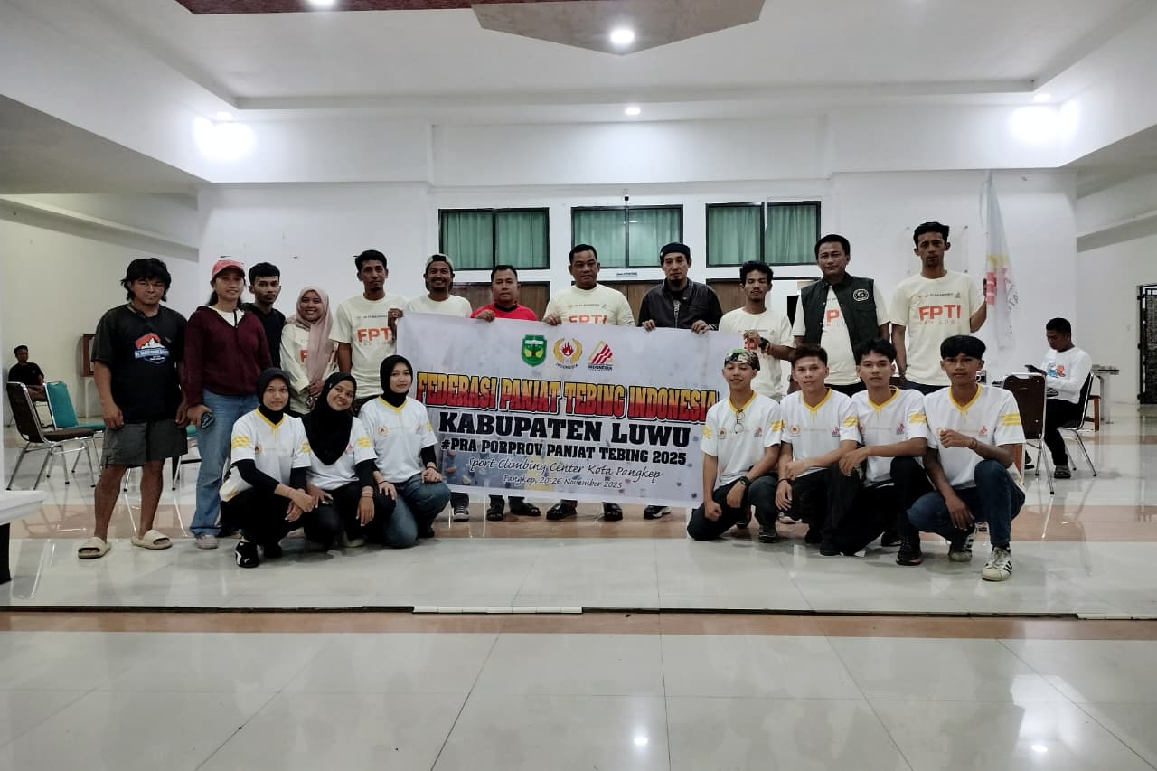 Bupati Luwu Lepas 12 Atlet FPTI ke Pra Porprov Pangkep