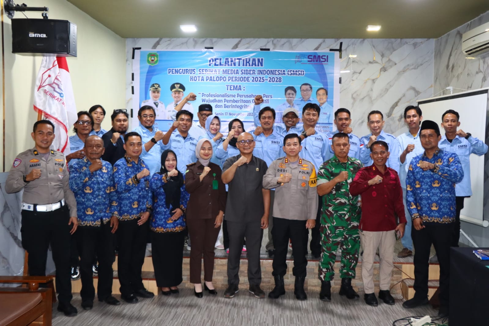Pengurus SMSI Palopo 2025-2028 Dilantik, Pemkot Siap Jadi Mitra Strategis