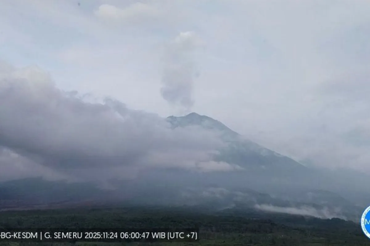 Gunung Semeru Kembali Erupsi, BNPB Minta Warga Jauhi Zona Merah