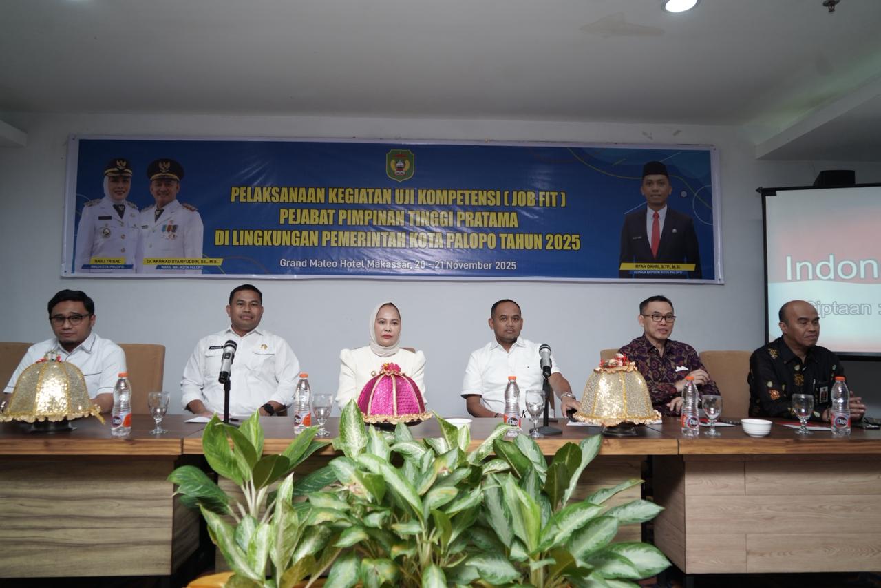 Wali Kota Palopo Buka Pelaksanaan Job Fit Pejabat Pimpinan Tinggi Pratama 2025