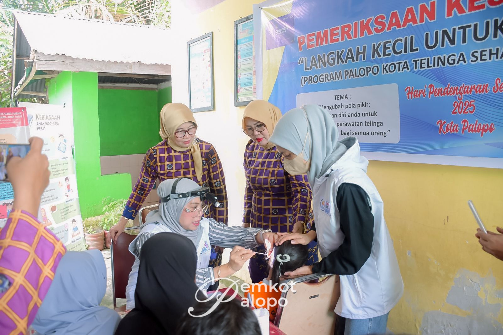 Bunda PAUD Palopo Gandeng Dokter THT Edukasi dan Periksa Kesehatan Anak