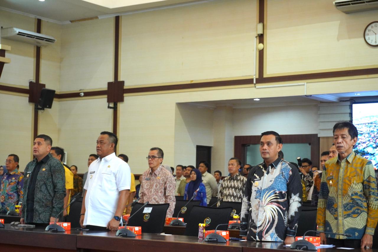 Bupati Luwu Hadiri Rakor Menteri ATR/BPN di Kantor Gubernur Sulsel