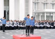 Plh Sekda Palopo Pimpin Upacara Peringatan HUT PGRI dan KORPRI di Balai Kota
