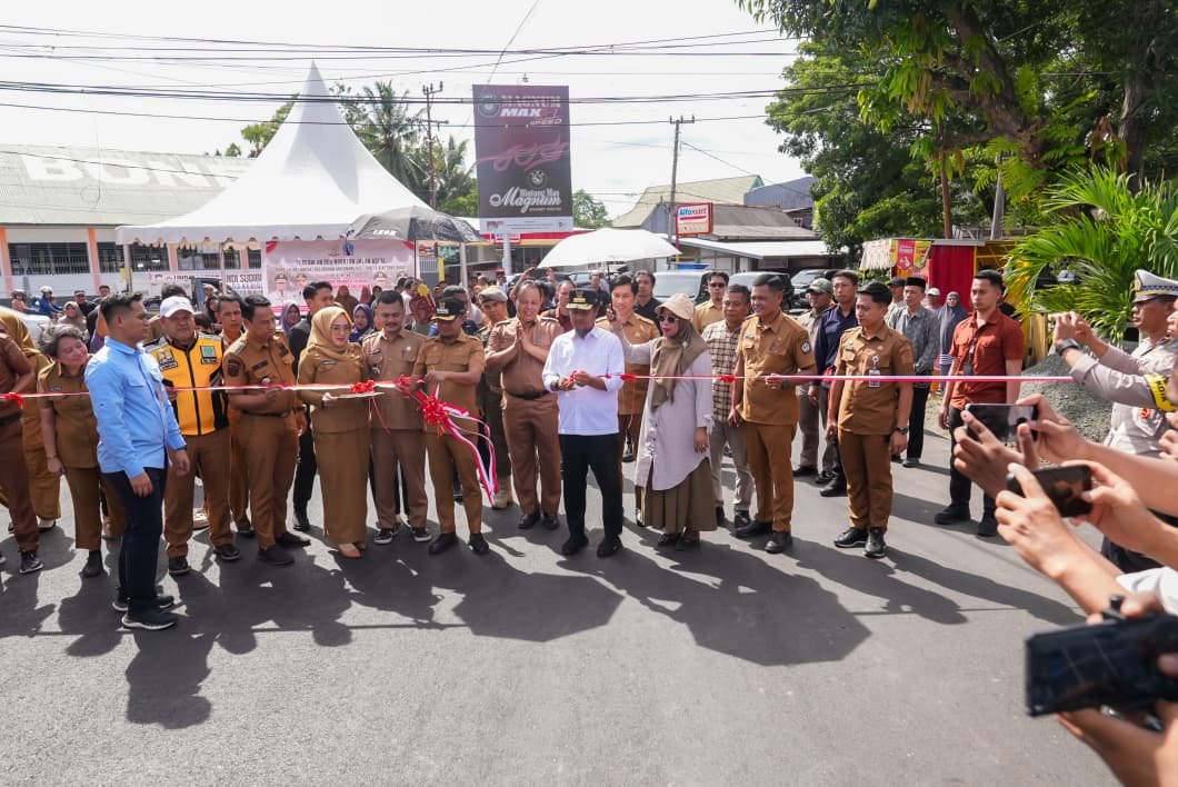 Wajah Kota Watampone Kian Mulus, Jalan Bali dan Langsat Resmi Beroperasi
