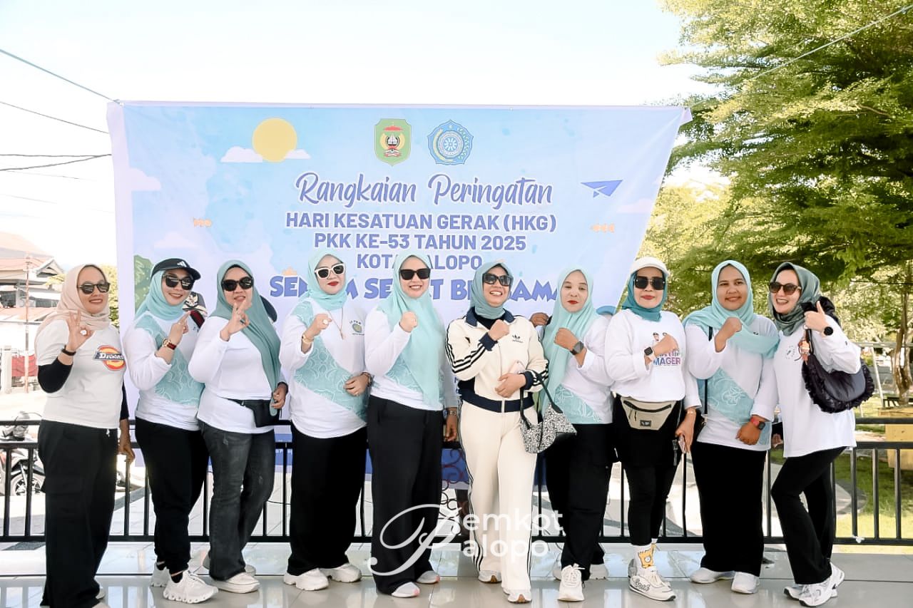 Meriahkan HKG ke-53, TP PKK Palopo Gelar Senam Sehat dan Lomba Gembira