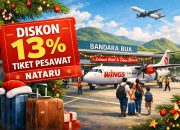 Sambut Nataru, Wings Air Bandara Bua Terapkan Kebijakan Pemerintah Turunkan Harga Tiket