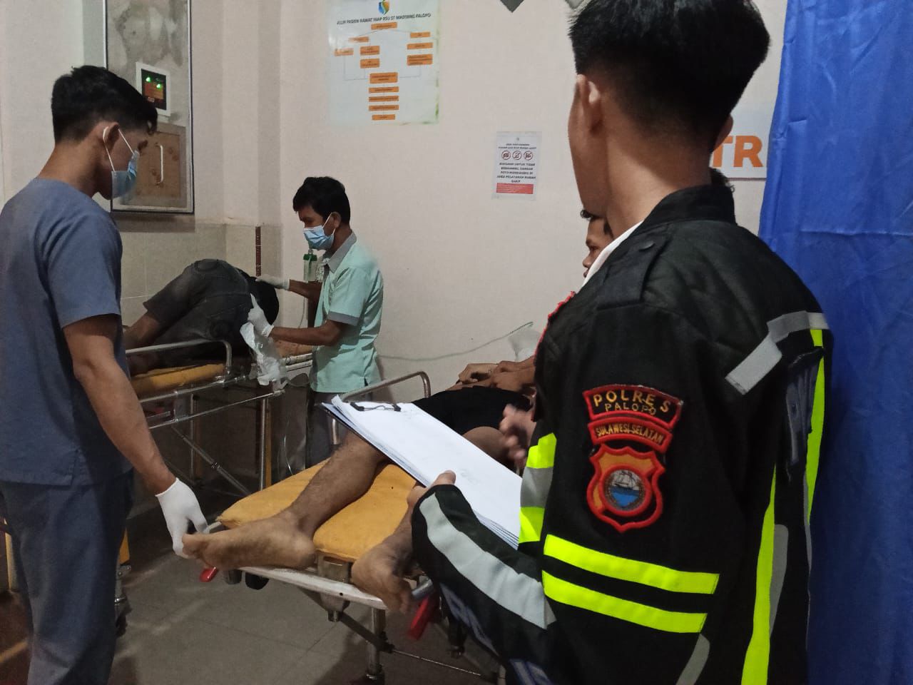 Laka Tunggal di BTN Merdeka, Satu Tewas dan Satu Kritis
