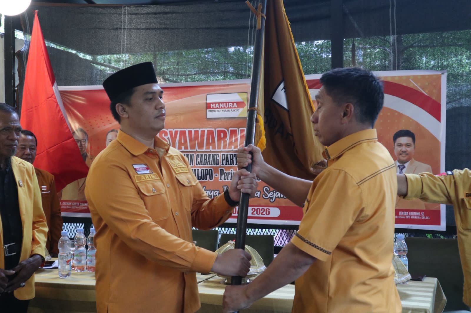 Sah! Aris Munandar Pimpin Hanura Palopo, Pimpinan DPRD Kompak Hadir