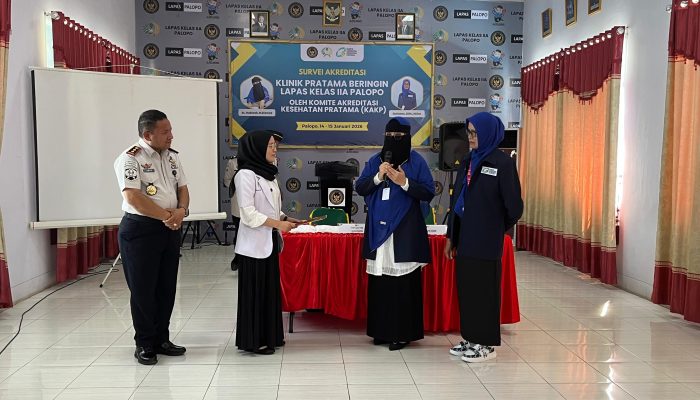 Menuju Standar Nasional, Klinik Pratama Beringin Lapas Palopo Jalani Survei Akreditasi