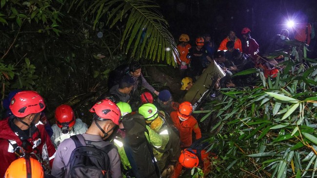 Seluruh Korban Pesawat ATR 42-500 Ditemukan