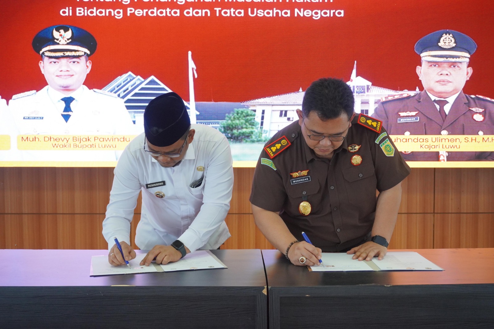 Pemkab dan Kejari Luwu Teken MoU Bidang Perdata dan Tata Usaha Negara