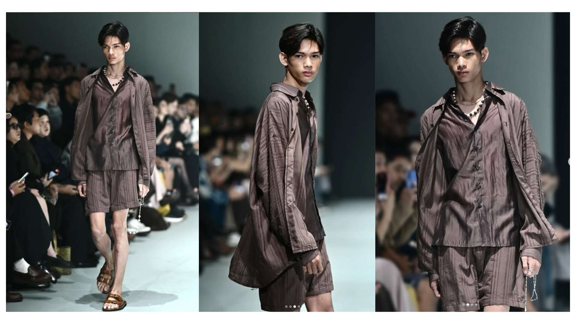 Viral Usai Makeover, Remaja ‘Silver’ Pasar Baru Kini Melenggang di Plaza Indonesia Fashion Week