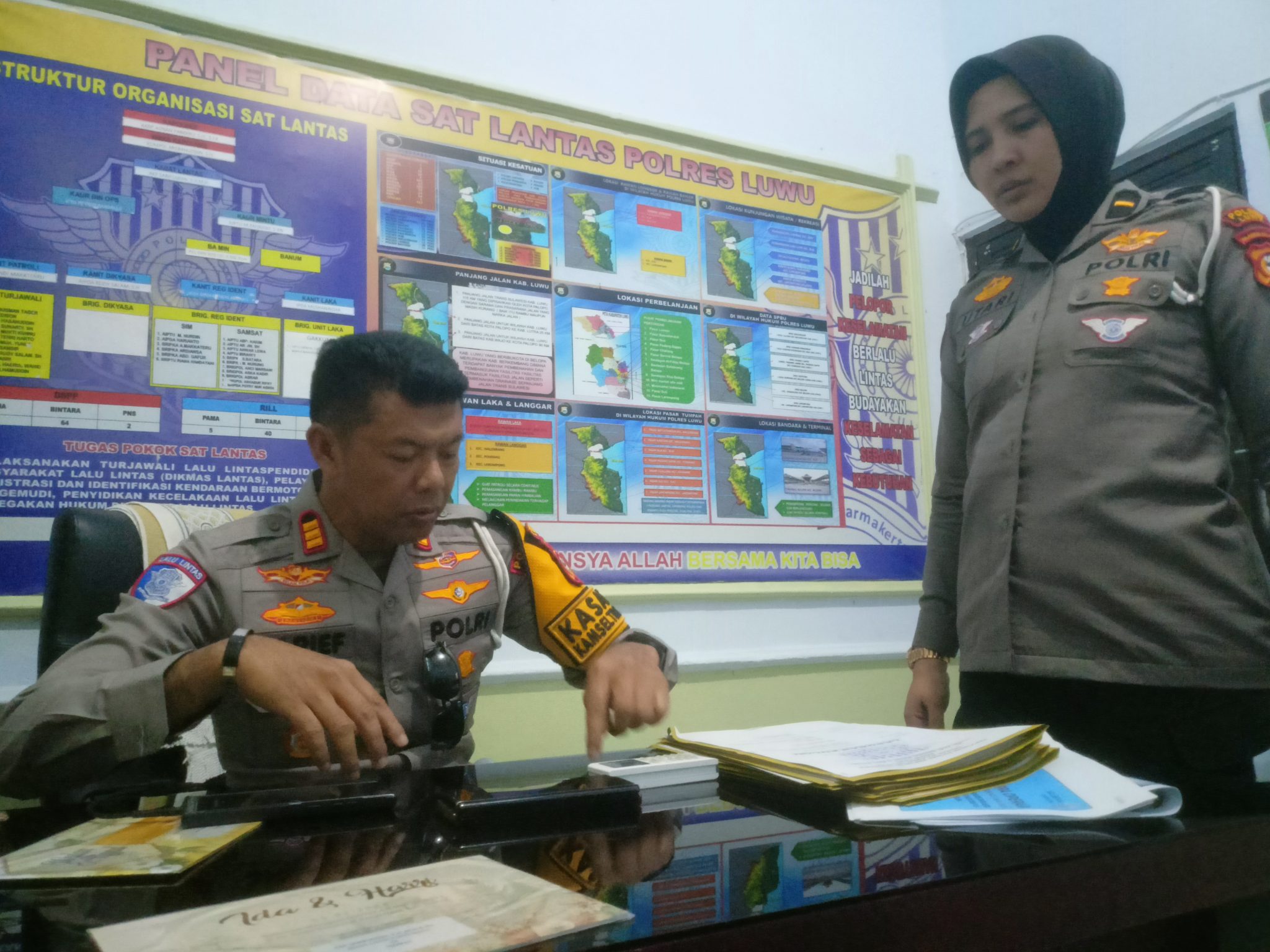 Sisir Sekolah, Satlantas Polres Luwu Cari Pelajar Pengguna Knalpot Brong