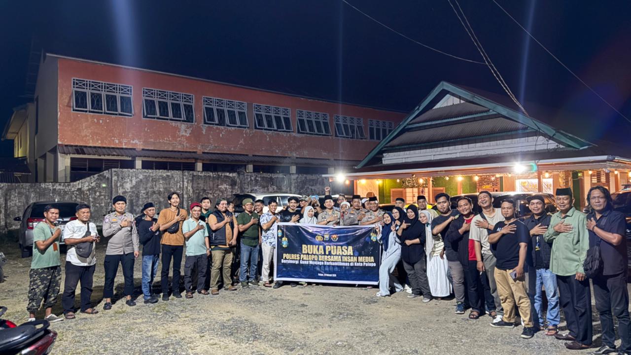 Pererat Sinergi, Polres Palopo Gelar Buka Puasa Bersama Insan Pers