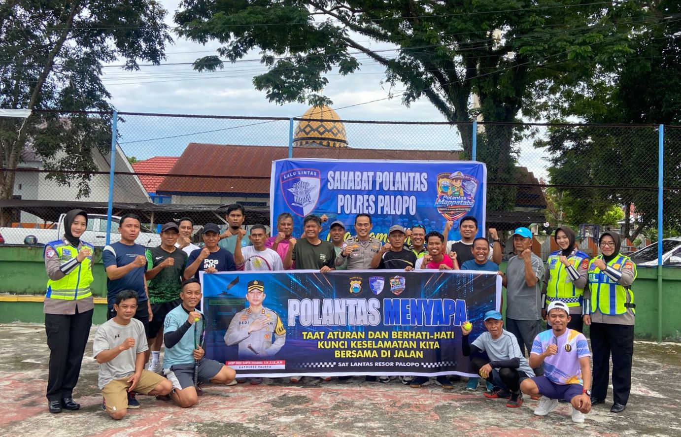Kampanyekan Tertib Lalu Lintas, Satlantas Polres Palopo Gelar Turnamen Olahraga