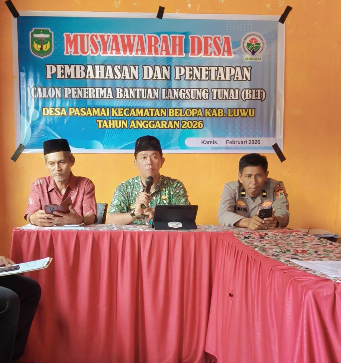 Kawal Penyaluran Bansos Berbasis Desil, Camat Belopa Minta Pendataan Tepat Sasaran