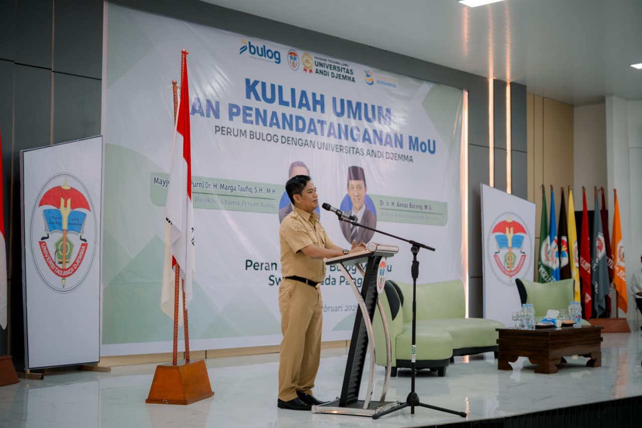 Unanda dan Bulog Teken MoU, Fokus Garap Potensi Pangan Luwu Raya
