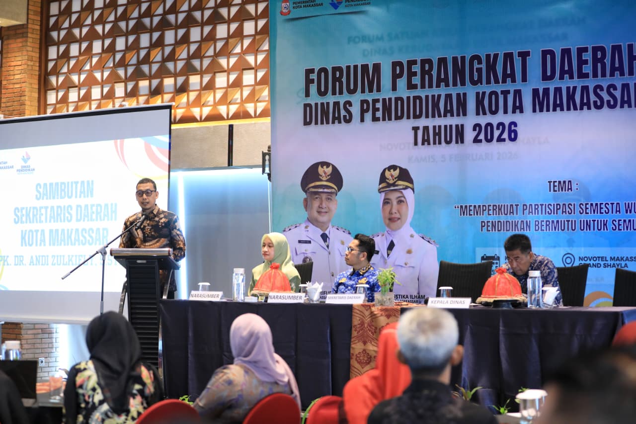 Tentukan Arah Kebijakan Pendidikan 2027, Pemkot Makassar Gelar Forum Strategis