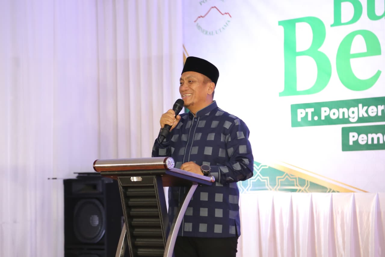 Bupati Irwan Bachri Syam Hadiri Buka Puasa PT POMU, Ajak Warga Kawal Investasi