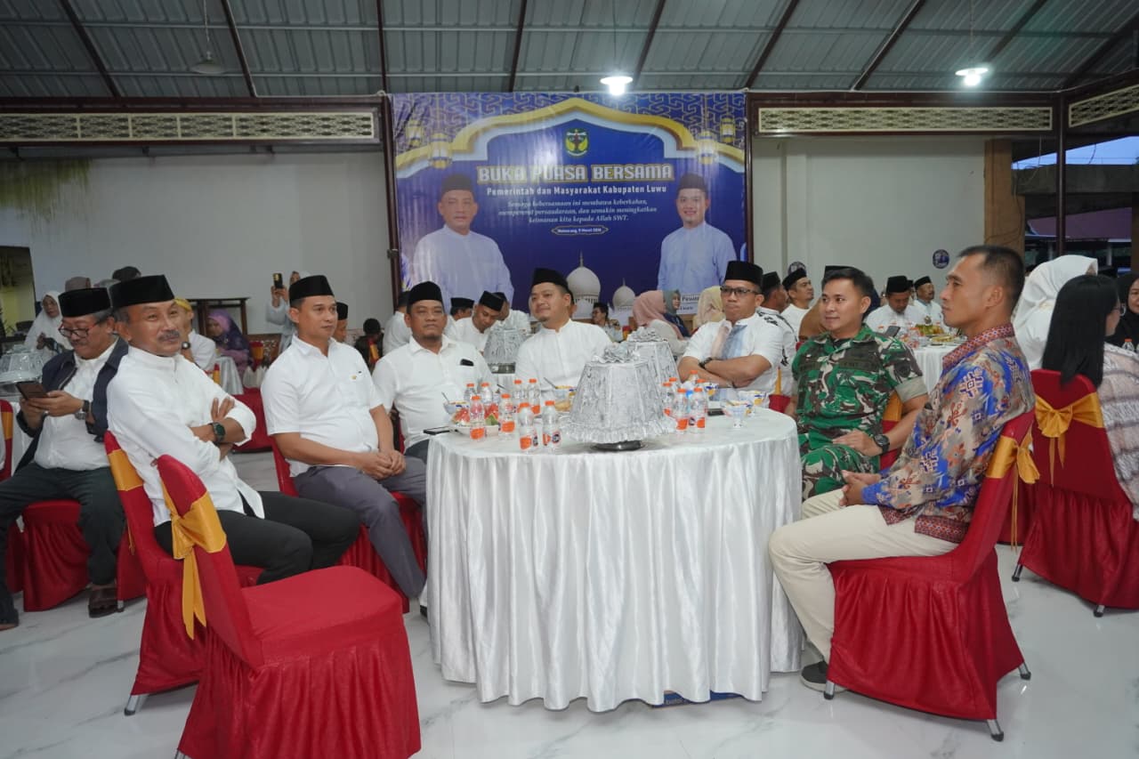 Buka Puasa Bersama Wabup Luwu Jadi Ajang Pemkab Berbagi Kebaikan di Bulan Suci