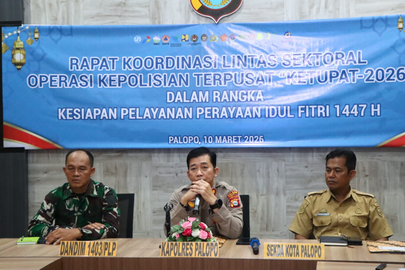 Persiapan Arus Mudik 2026, Polres Palopo Gelar Rakor Lintas Sektoral Operasi Ketupat