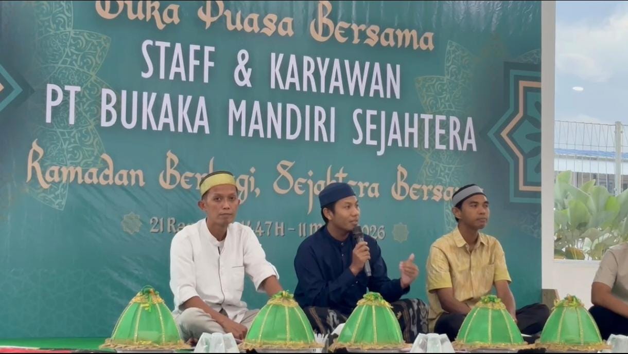 Wujudkan Keharmonisan Lingkar Industri, Manajemen PT BKMS Bukber dengan Warga Desa Toddopuli