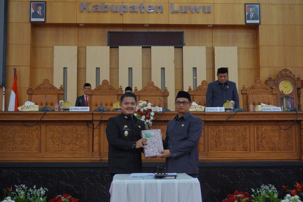 Realisasi Belanja Daerah Capai 93 Persen, Wakil Bupati Luwu Sampaikan LKPJ 2025
