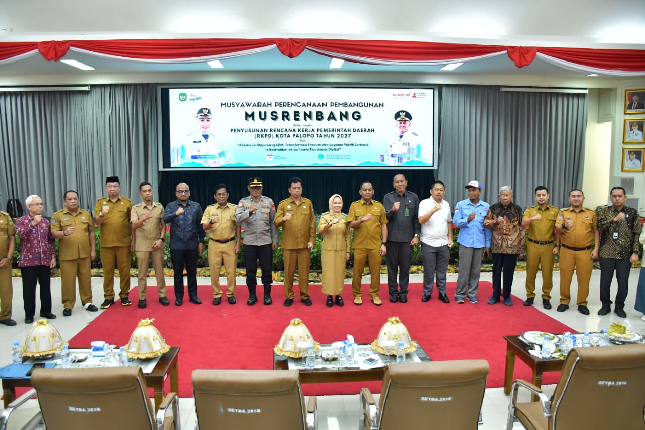 Pemkot Palopo Gelar Musrenbang RKPD 2027 Fokus Transformasi Ekonomi dan Layanan Publik
