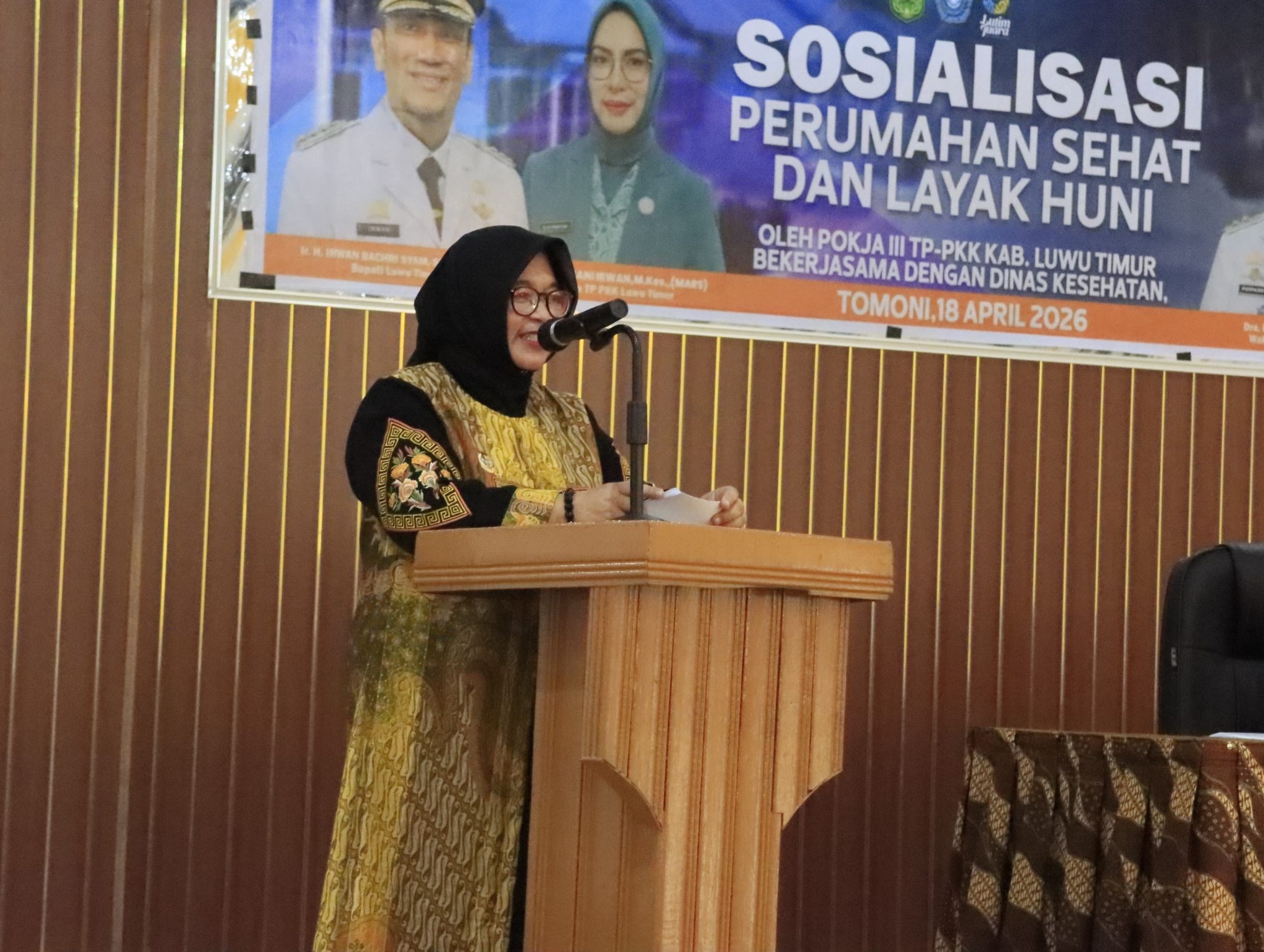 Gandeng Dinkes dan Perkimtan, PKK Luwu Timur Edukasi Warga Soal Hunian Layak