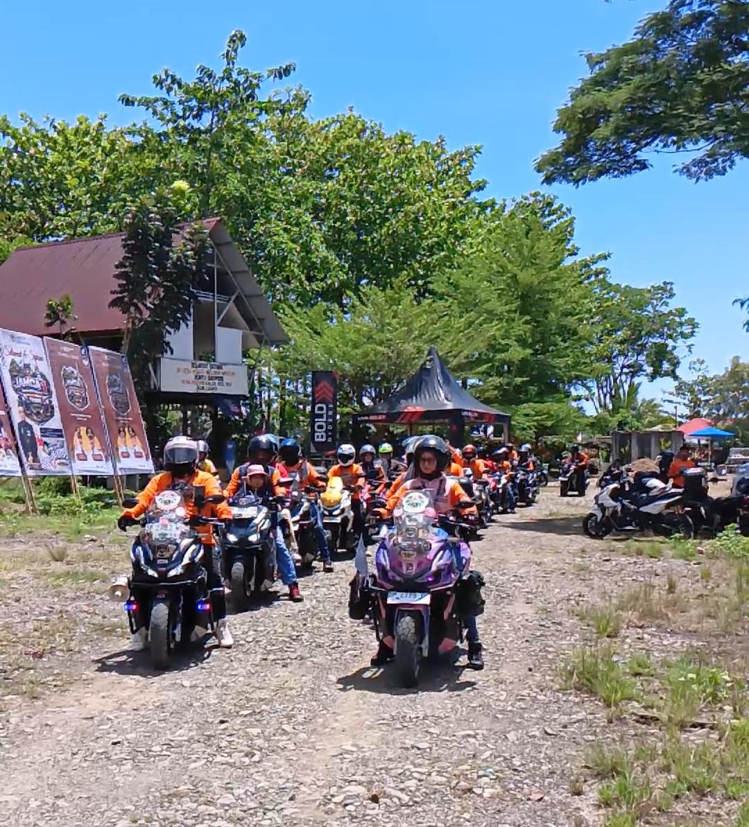 Ratusan Bikers Padati Kota Palopo, Jamda Honda ADV Jadi Ajang Promosi Wisata Luwu