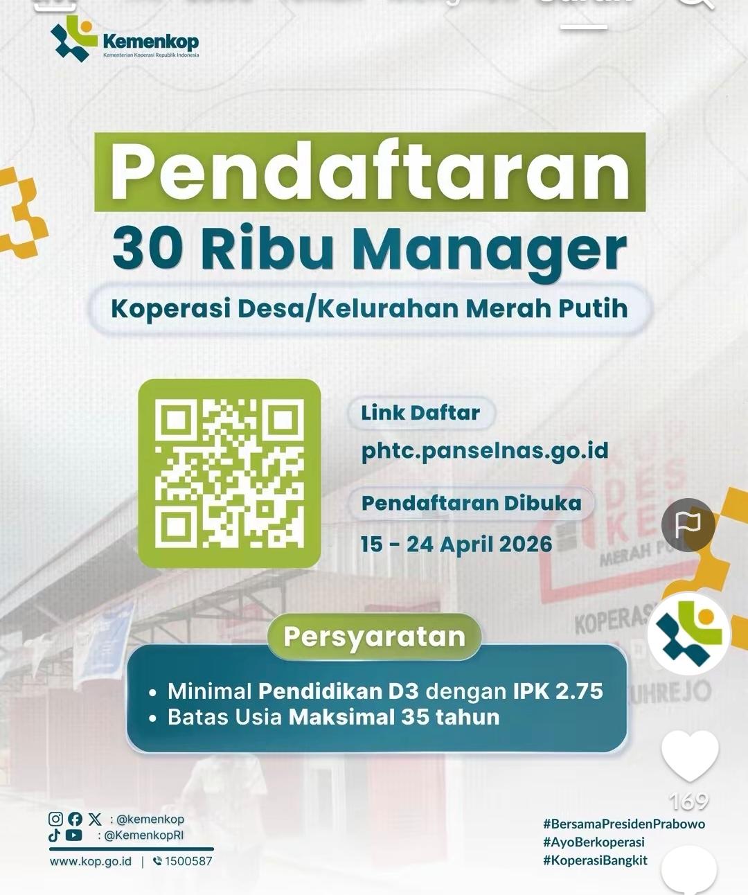 Perkuat Ekonomi Desa, Kemenkop UKM Rekrut Puluhan Ribu SDM Muda Kelola Koperasi