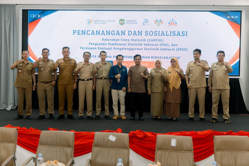 Pemkot Palopo Tetapkan Tiga Wilayah di Kecamatan Wara Sebagai Kelurahan Cinta Statistik