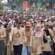 Ribuan Warga Padati Jalur Dua Masamba Ikuti Jalan Sehat HUT ke-27 Luwu Utara