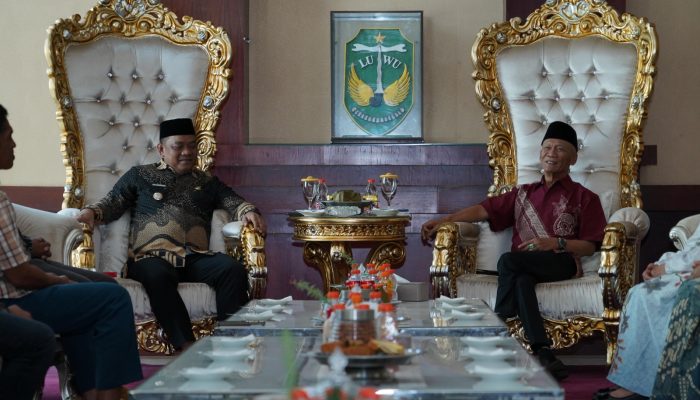 Bupati Patahudding Terima Kunjungan Silaturahmi Datu Luwu ke-40 di Rumah Jabatan