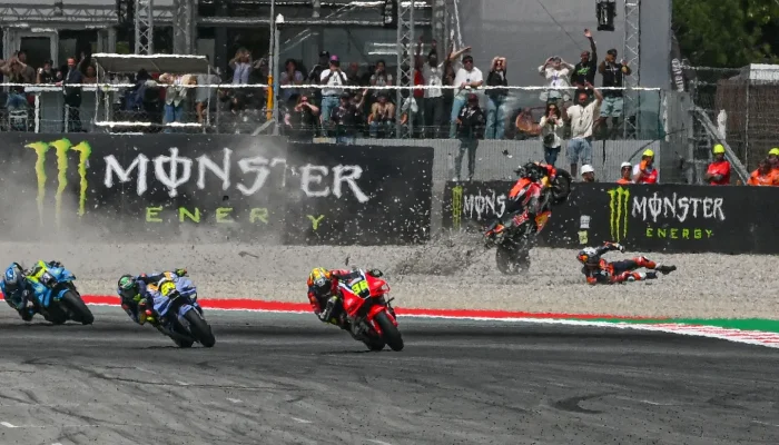 Motor Hancur Berkeping-keping, Insiden Horor Alex Marquez Guncang MotoGP Catalunya